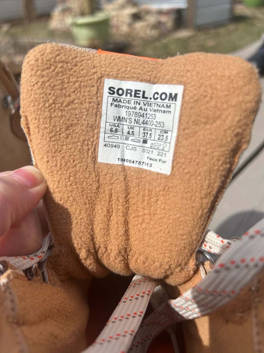 SOREL Women's Kinetic RNEGD Conquest Waterproof Sneaker Boot in Tawny Buff - Picture 2 of 8